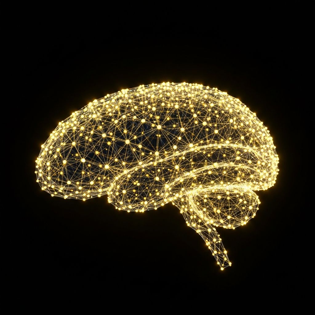 AI neural network visualization representing intelligent sales automation